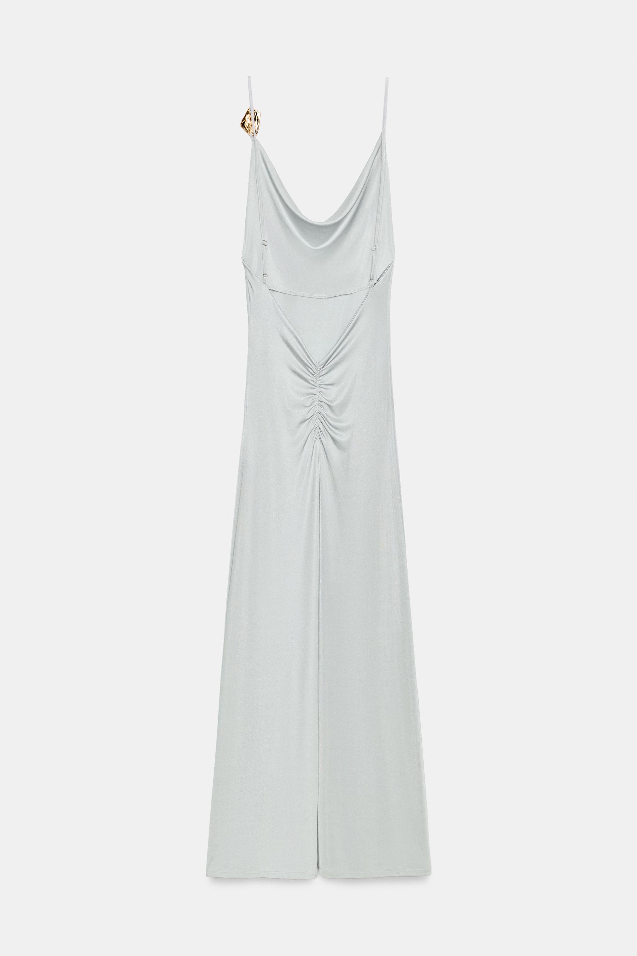 ROBE LONGUE FLUIDE À DÉCOR
